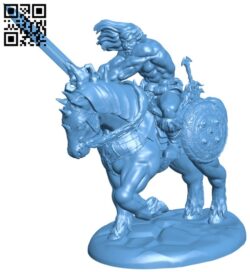 Barbarian With Horse