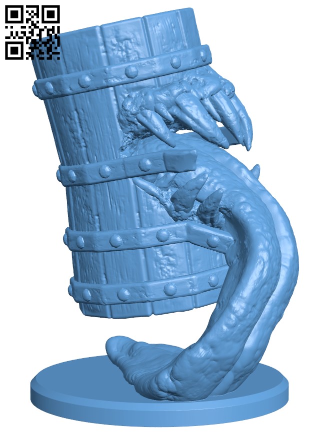 Barrel Mimic H004375 file stl free download 3D Model for CNC and 3d printer