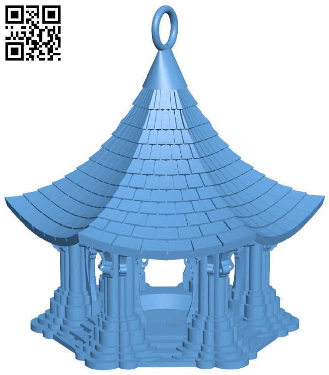Bird temple H004674 file stl free download 3D Model for CNC and 3d printer