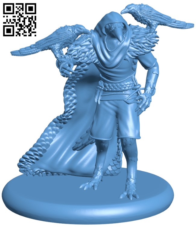 Birdfolk Raven Master H004191 file stl free download 3D Model for CNC and 3d printer