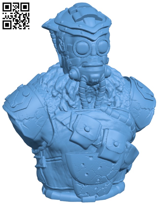 Bloodhound Bust H004795 file stl free download 3D Model for CNC and 3d printer