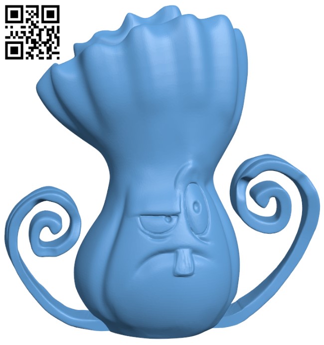 Bonk Choy - Plants Vs Zombies H004797 file stl free download 3D Model for CNC and 3d printer
