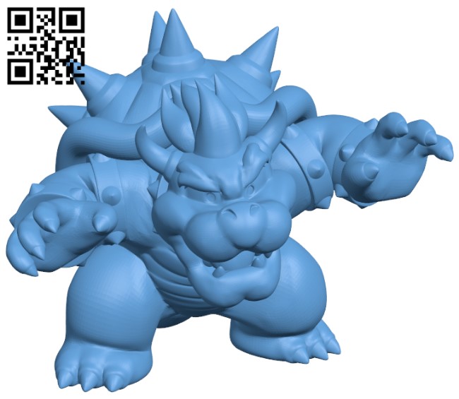 Bowser H004676 file stl free download 3D Model for CNC and 3d printer