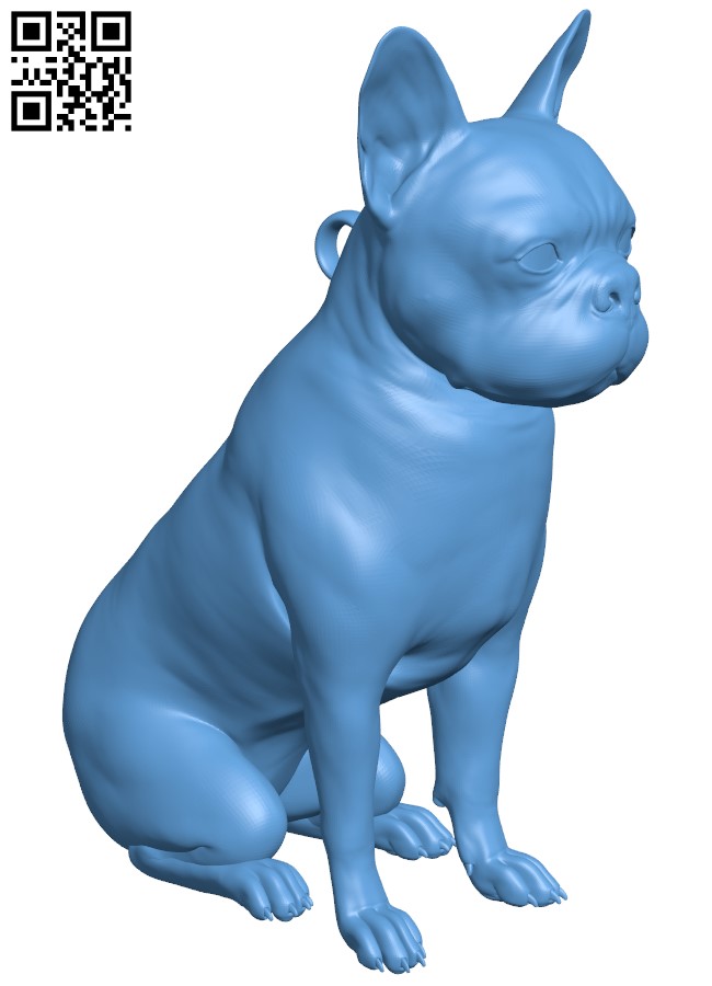 Bulldog H004678 file stl free download 3D Model for CNC and 3d printer
