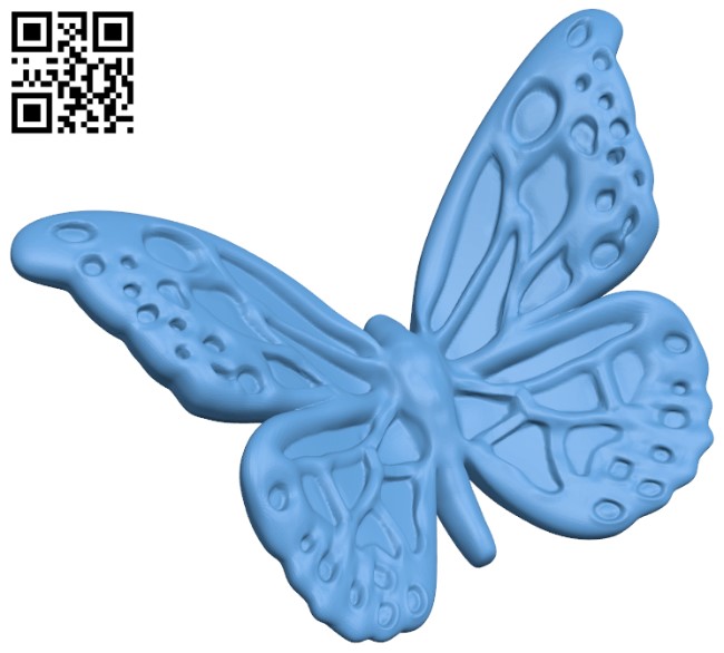 STL file Abstract Butterfly Tile Stencil 🦋・3D printer design to