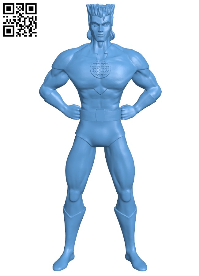 Captain Planet H004801 file stl free download 3D Model for CNC and 3d printer