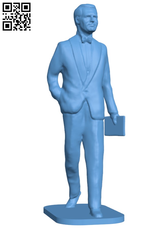 Cary Grant H004512 file stl free download 3D Model for CNC and 3d printer