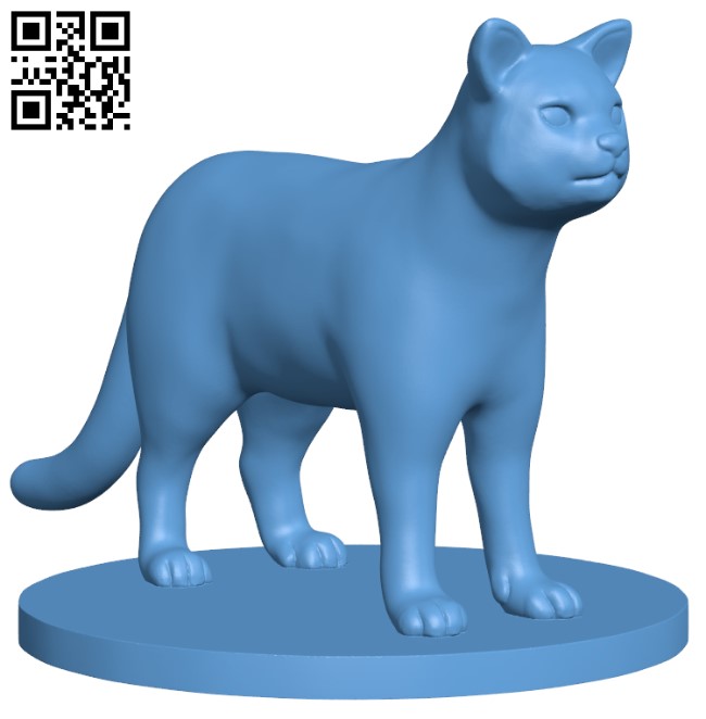 Cat H004160 file stl free download 3D Model for CNC and 3d printer
