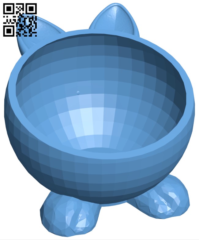 Cat bowl H004513 file stl free download 3D Model for CNC and 3d printer