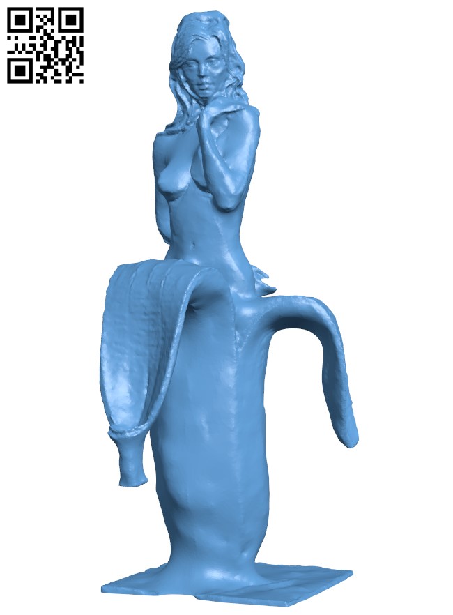 Chiquita Banana - Mel Ramos H004523 file stl free download 3D Model for CNC and 3d printer