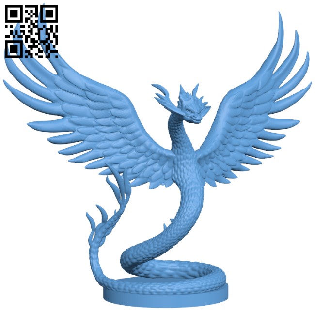 Couatl H004518 file stl free download 3D Model for CNC and 3d printer