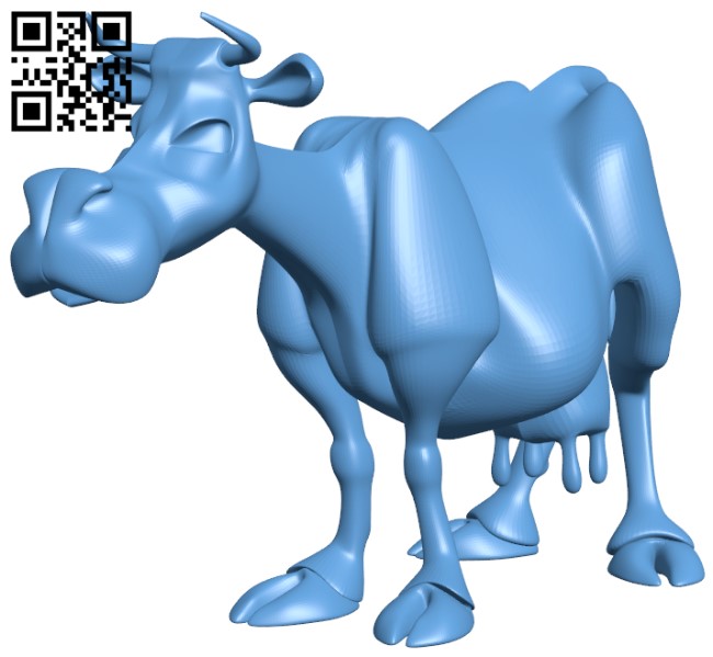 Cow cartoon H004391 file stl free download 3D Model for CNC and 3d printer