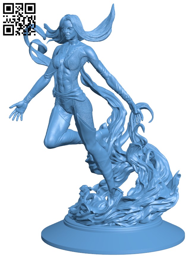 Dark Phoenix - Jean Grey H004258 file stl free download 3D Model for CNC and 3d printer