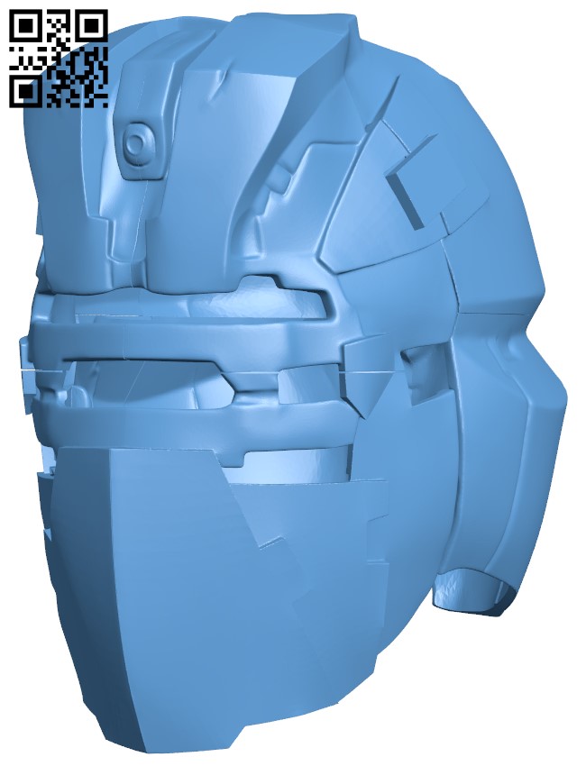Dead Space 2 Helmet H004812 file stl free download 3D Model for CNC and 3d printer