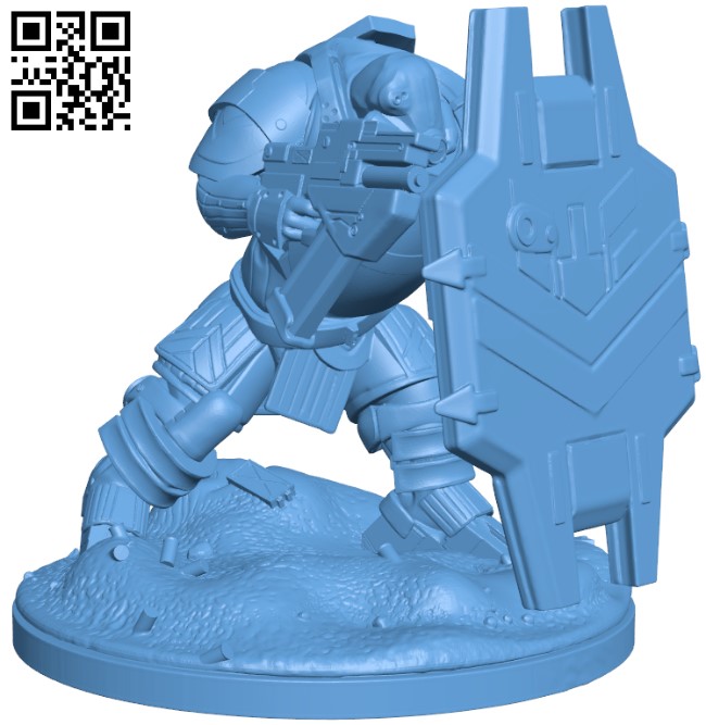 Destiny Cabal Phalanx H004164 file stl free download 3D Model for CNC and 3d printer