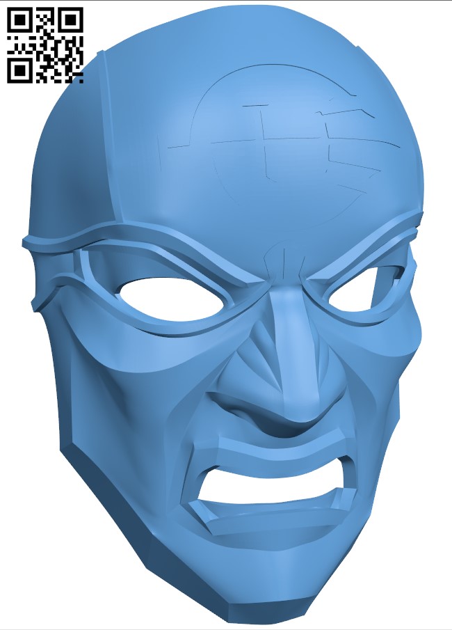 Dishonored Overseer Mask H004814 file stl free download 3D Model for CNC and 3d printer