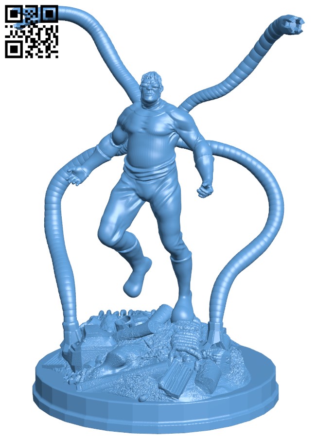 Doctor Octopus H004815 file stl free download 3D Model for CNC and 3d printer