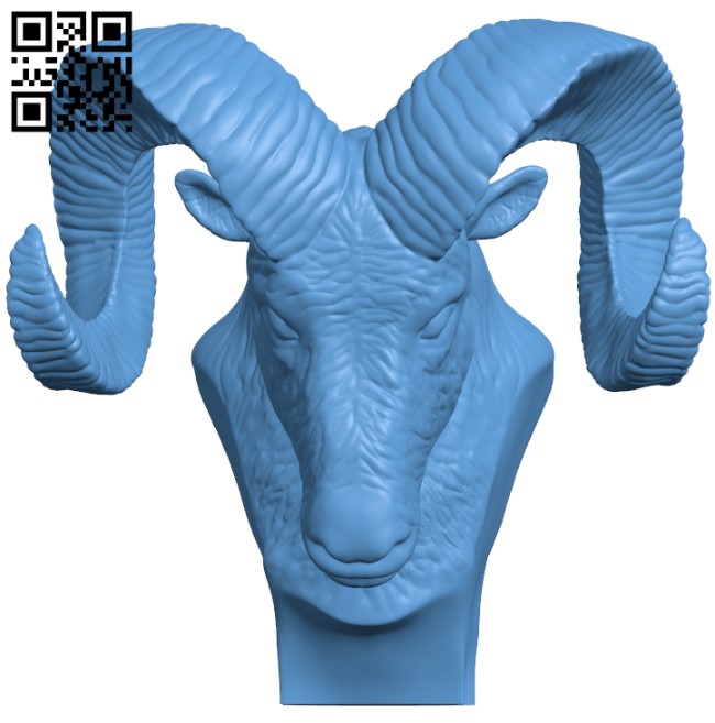 Dodge Ram Hood Ornament H004165 file stl free download 3D Model for CNC and 3d printer