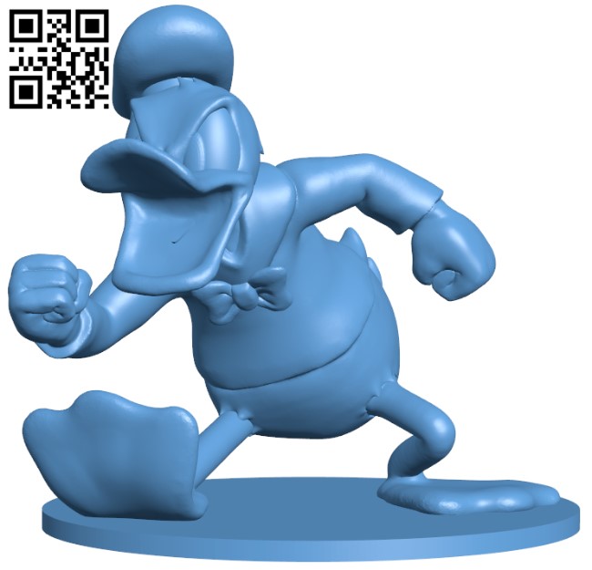 Donald duck angry H004527 file stl free download 3D Model for CNC and 3d printer