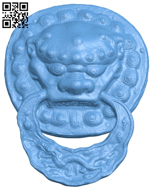 Dragon knocker H004199 file stl free download 3D Model for CNC and 3d printer