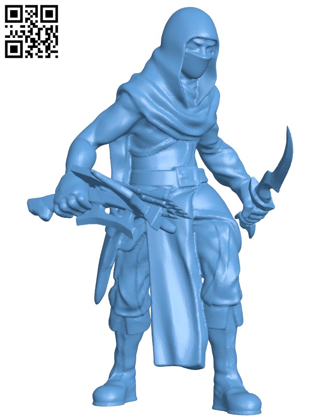 Dread Elf Blood Cloak H004167 file stl free download 3D Model for CNC and 3d printer