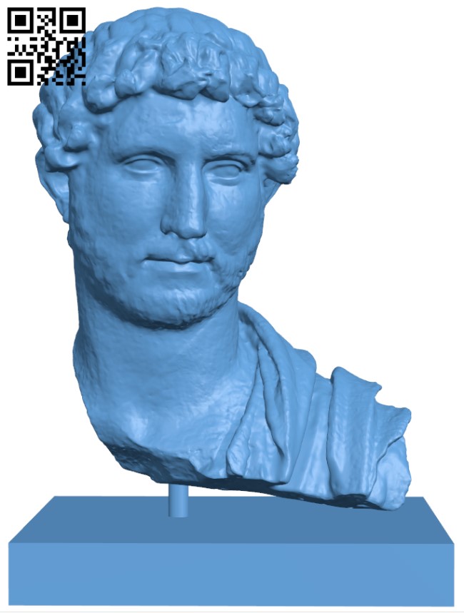 Emperor Hadrian H004531 file stl free download 3D Model for CNC and 3d printer