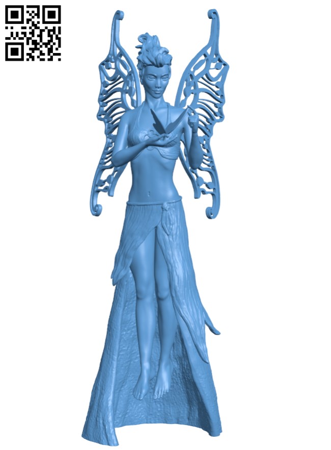 Fairy Queen H004322 file stl free download 3D Model for CNC and 3d printer