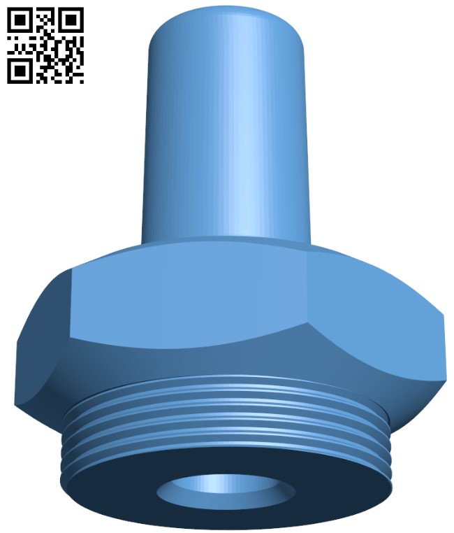 Faucet to hose adapter H004323 file stl free download 3D Model for CNC and 3d printer