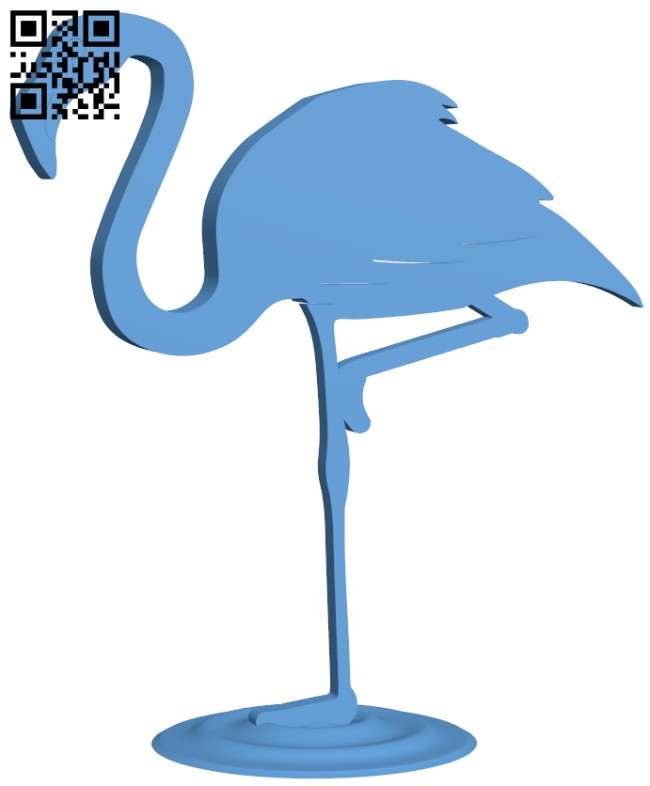Flamingo H004409 file stl free download 3D Model for CNC and 3d printer
