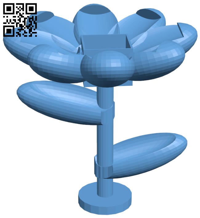 Flower pot H004534 file stl free download 3D Model for CNC and 3d printer