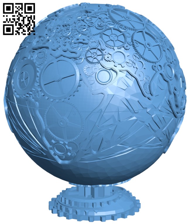 Gear Globe H004203 file stl free download 3D Model for CNC and 3d printer