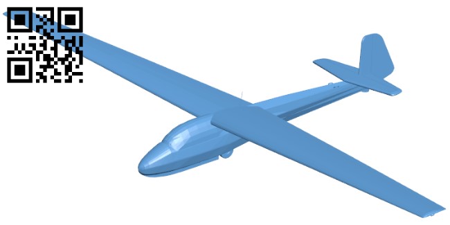 Glider H004205 file stl free download 3D Model for CNC and 3d printer