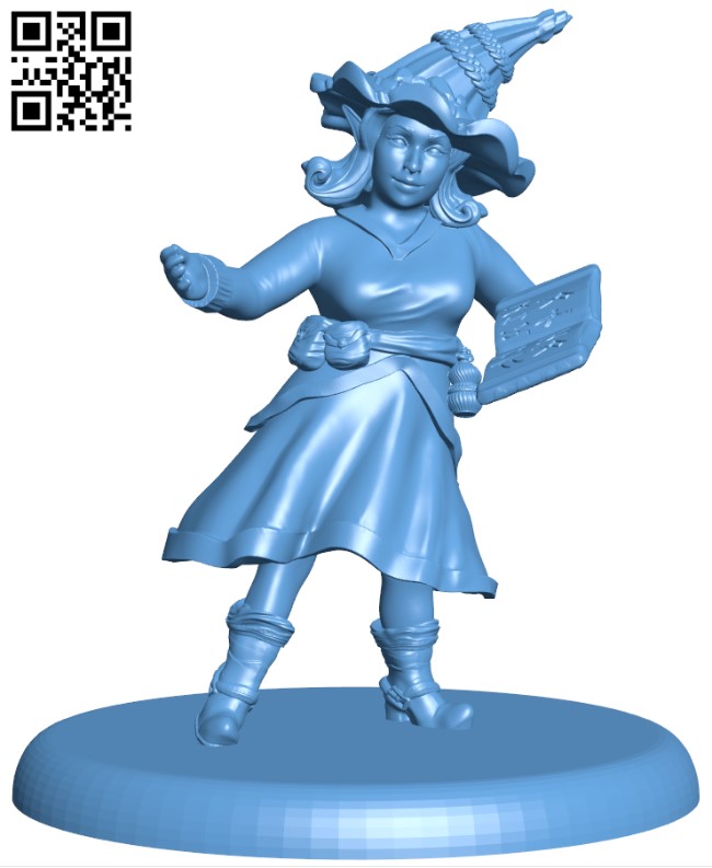 Gnome Wizard H004539 file stl free download 3D Model for CNC and 3d printer
