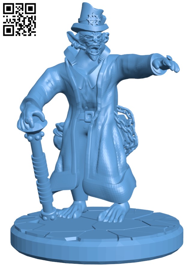 Goblin leader H004694 file stl free download 3D Model for CNC and 3d printer