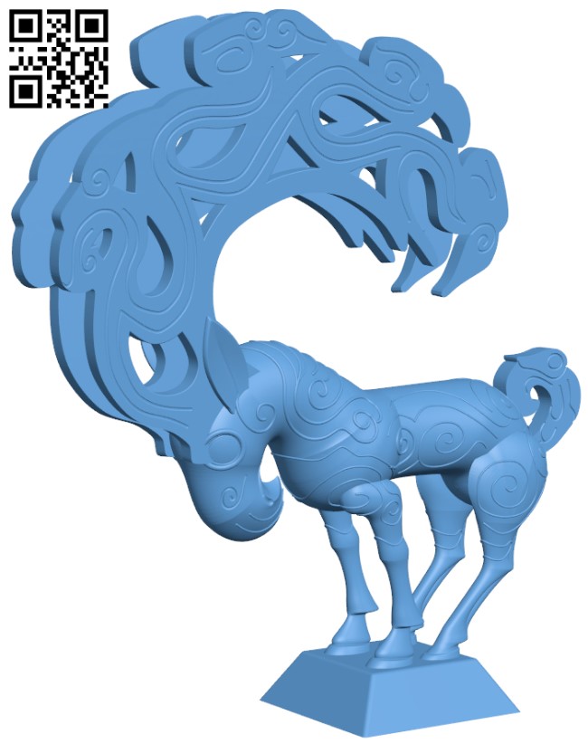 Golden Deer Monster H004415 file stl free download 3D Model for CNC and 3d printer