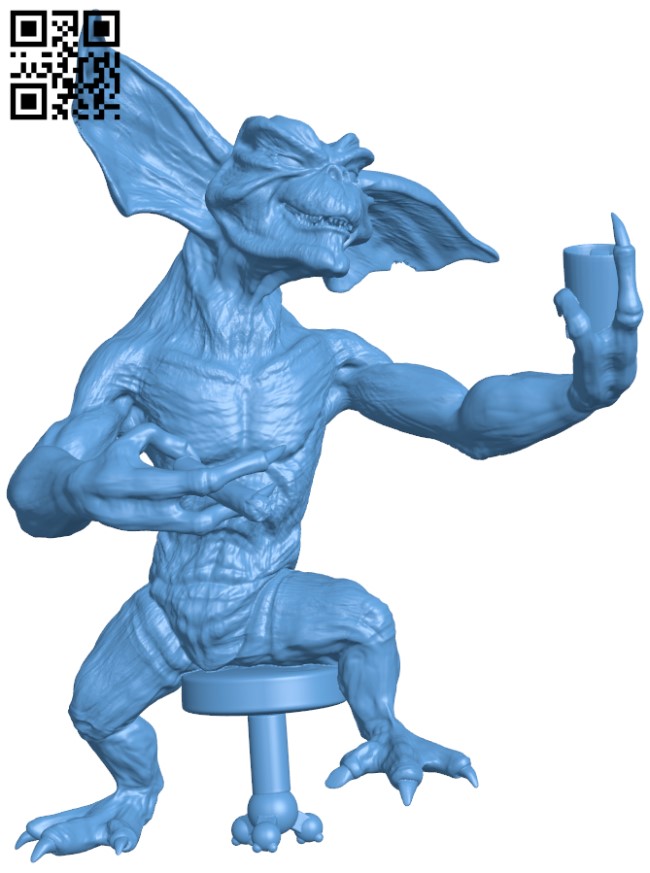 Gremlins H004629 file stl free download 3D Model for CNC and 3d printer