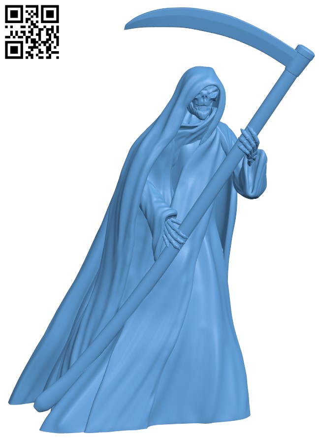 Grim Reaper H004418 file stl free download 3D Model for CNC and 3d printer