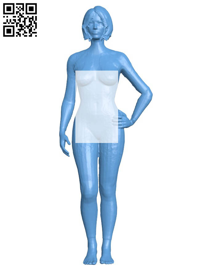 Halo 4 Cortana H004269 file stl free download 3D Model for CNC and 3d printer