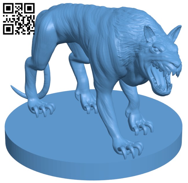 Hell Hound H004702 file stl free download 3D Model for CNC and 3d printer