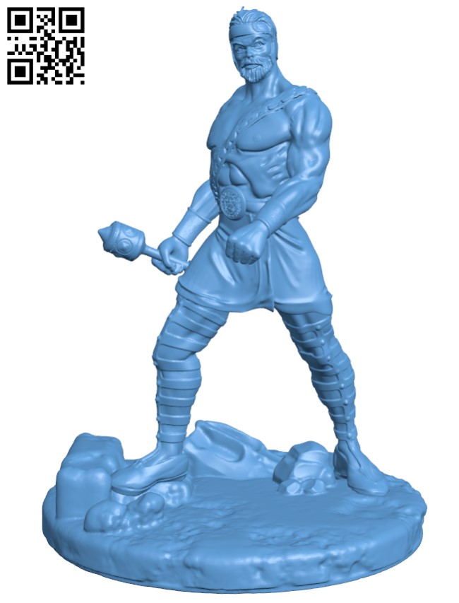Hercules - Marvel Superhero H004334 file stl free download 3D Model for CNC and 3d printer