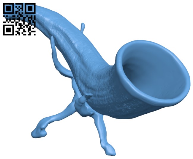 Horn H004547 file stl free download 3D Model for CNC and 3d printer