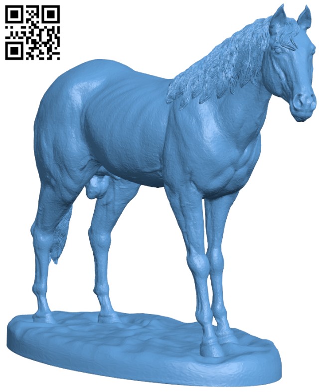 Horse H004548 file stl free download 3D Model for CNC and 3d printer