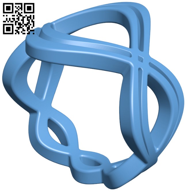 Infinity ring H004550 file stl free download 3D Model for CNC and 3d printer