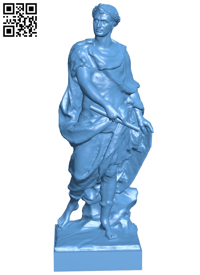 Julius Caesar H004636 file stl free download 3D Model for CNC and 3d printer