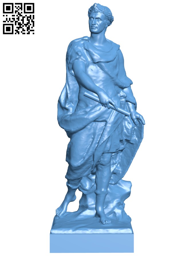 Julius Caesar H004709 file stl free download 3D Model for CNC and 3d printer