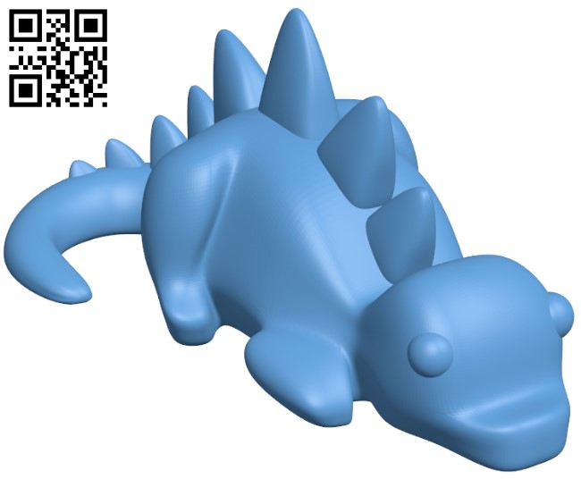 Lazy dinosaur H004213 file stl free download 3D Model for CNC and 3d printer