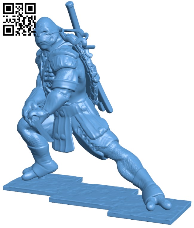 Leonardo - Teenage Mutant Ninja Turtles H004340 file stl free download 3D Model for CNC and 3d printer