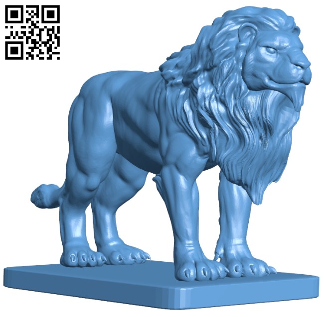 Lion Gargoyle H004341 file stl free download 3D Model for CNC and 3d printer