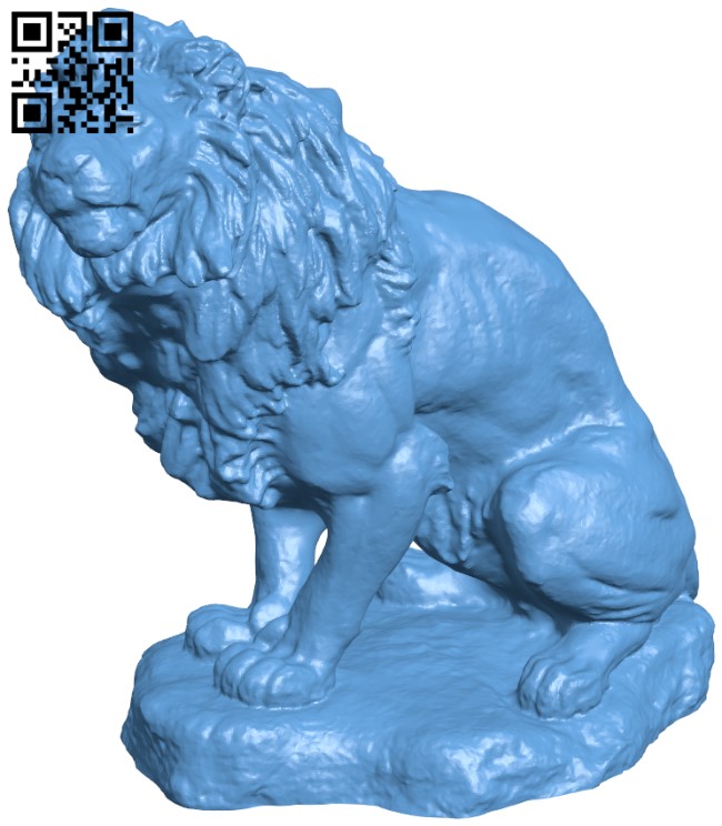 Lion H004428 file stl free download 3D Model for CNC and 3d printer