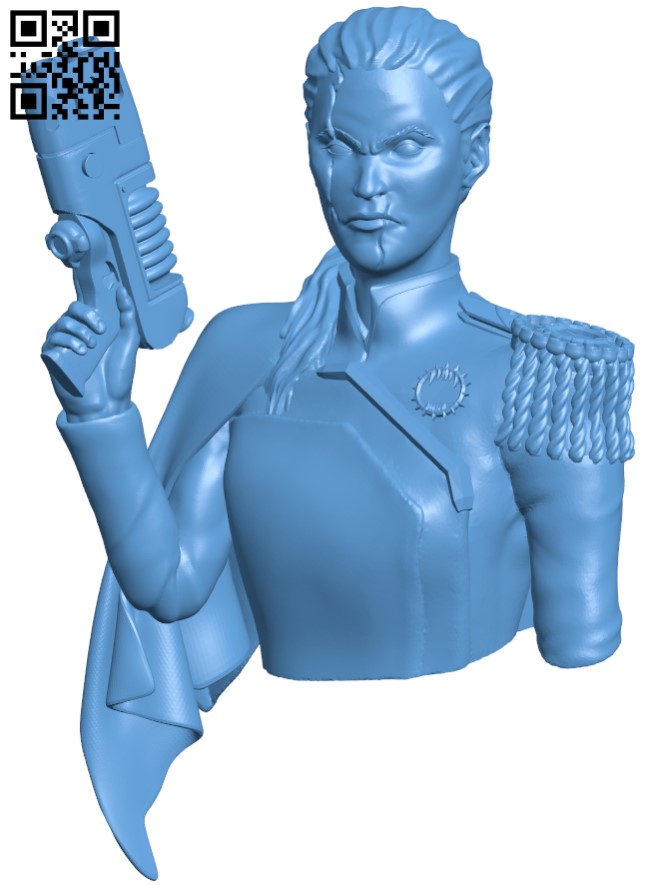 Lotara Sarrin bust H004342 file stl free download 3D Model for CNC and 3d printer